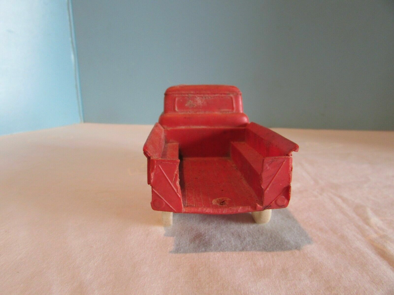 VINTAGE AUBURN Toys Vintage Rubber Farm RED TRUCK WHITE TIRES