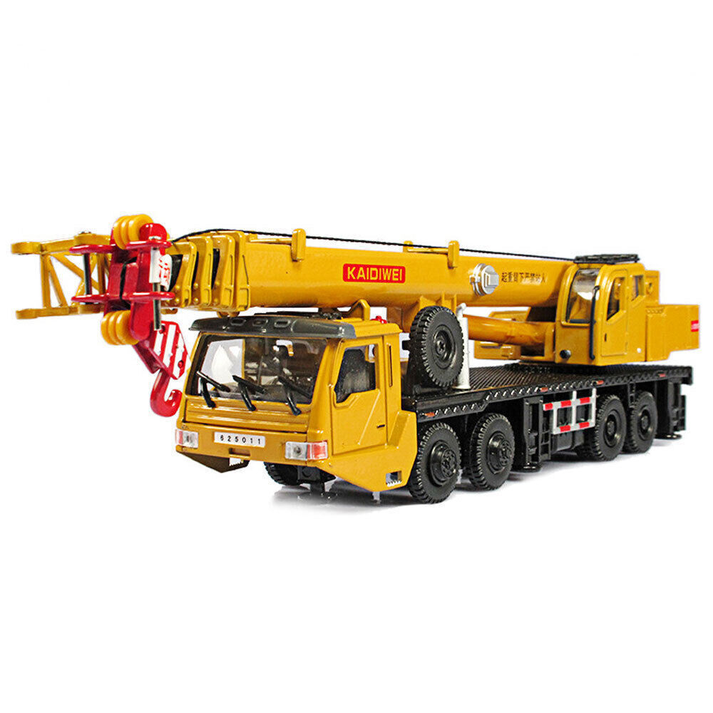 1:55 Crane Truck Construction Vehicle Model Diecast Engineering Toys Kids Gift