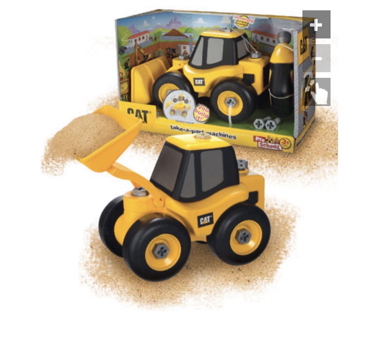 CAT Take-A-Part Machines – Wheel Loader Kids Toys Vintage 16 Pieces New 🆕