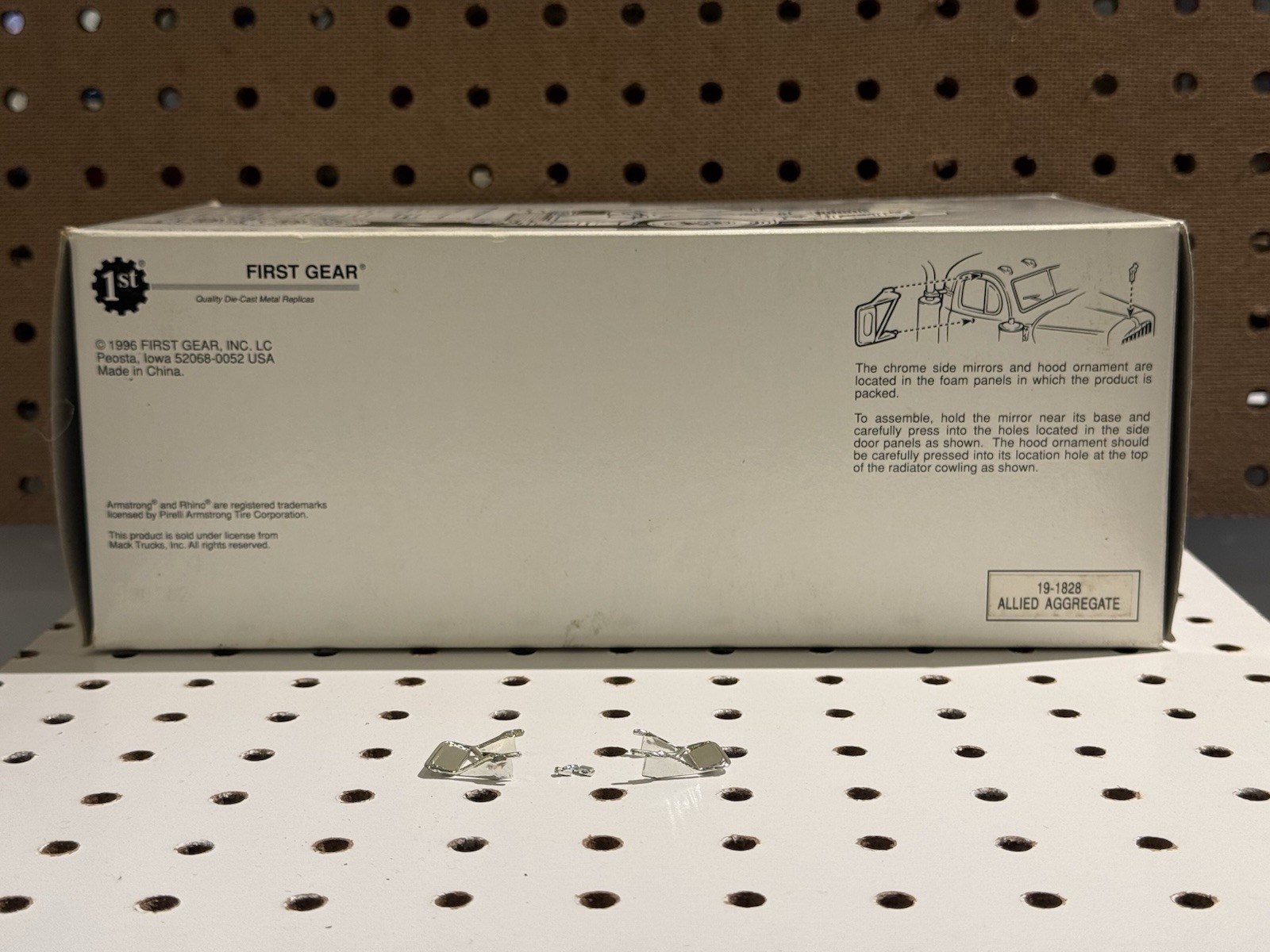 1st First Gear 1/34 Mack R Model Dump Truck Allied Aggregate 19-1828