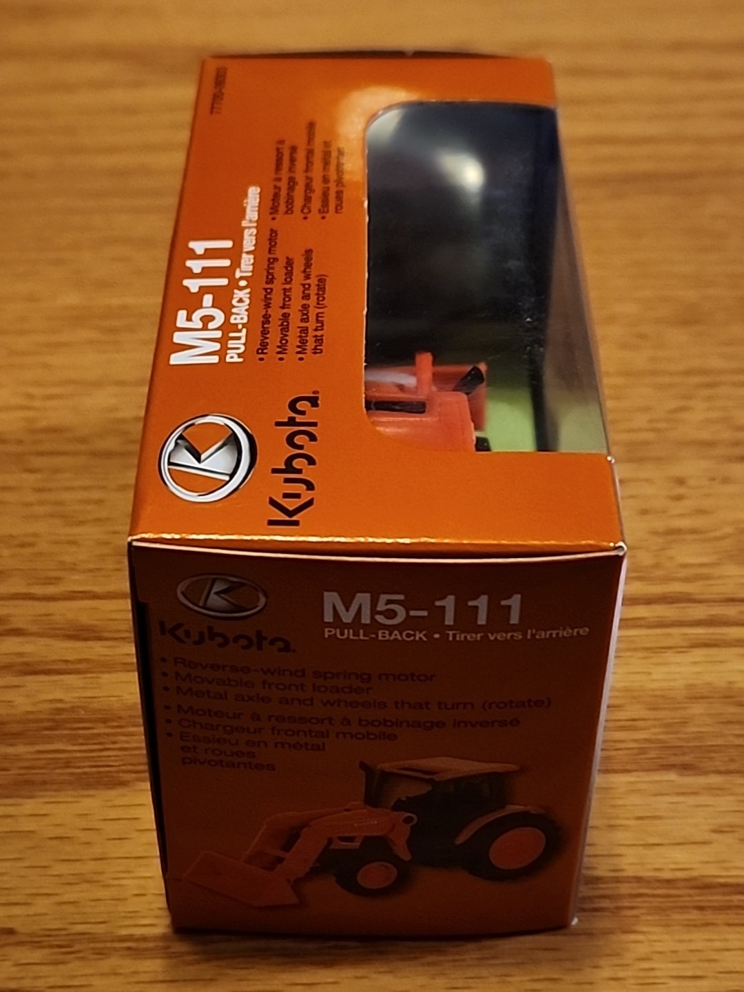 New-Ray Pull Back Kubota M5-111 Tractor Loader
