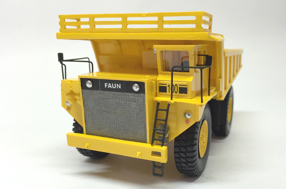 HO 1/87 Faun K100 Dumper – Ready Made Resin Model by Fankit Models