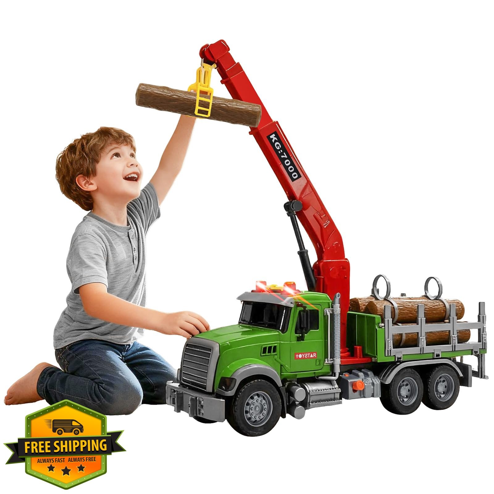 MAJCL 15″ Timber Truck Crane Trunks