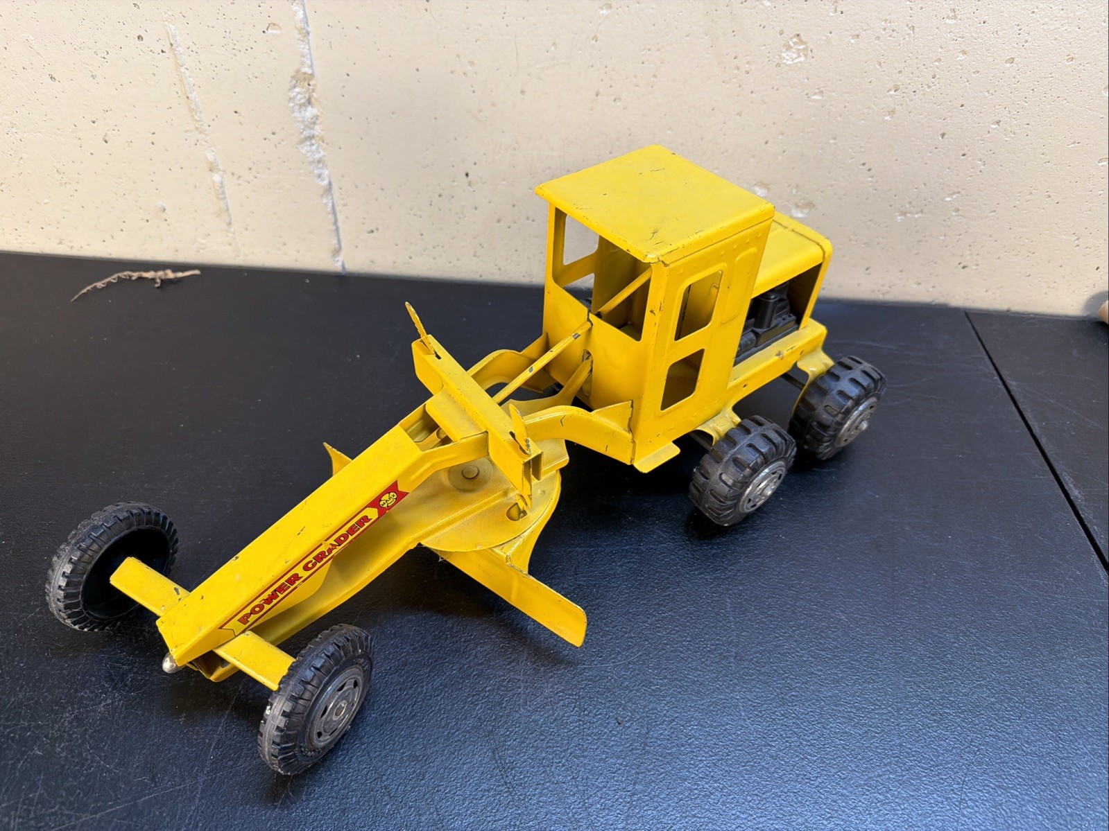 POWER GRADER – TONKA Vintage 1970’s Tonka Yellow Die Cast Metal – RARE! CLEAN