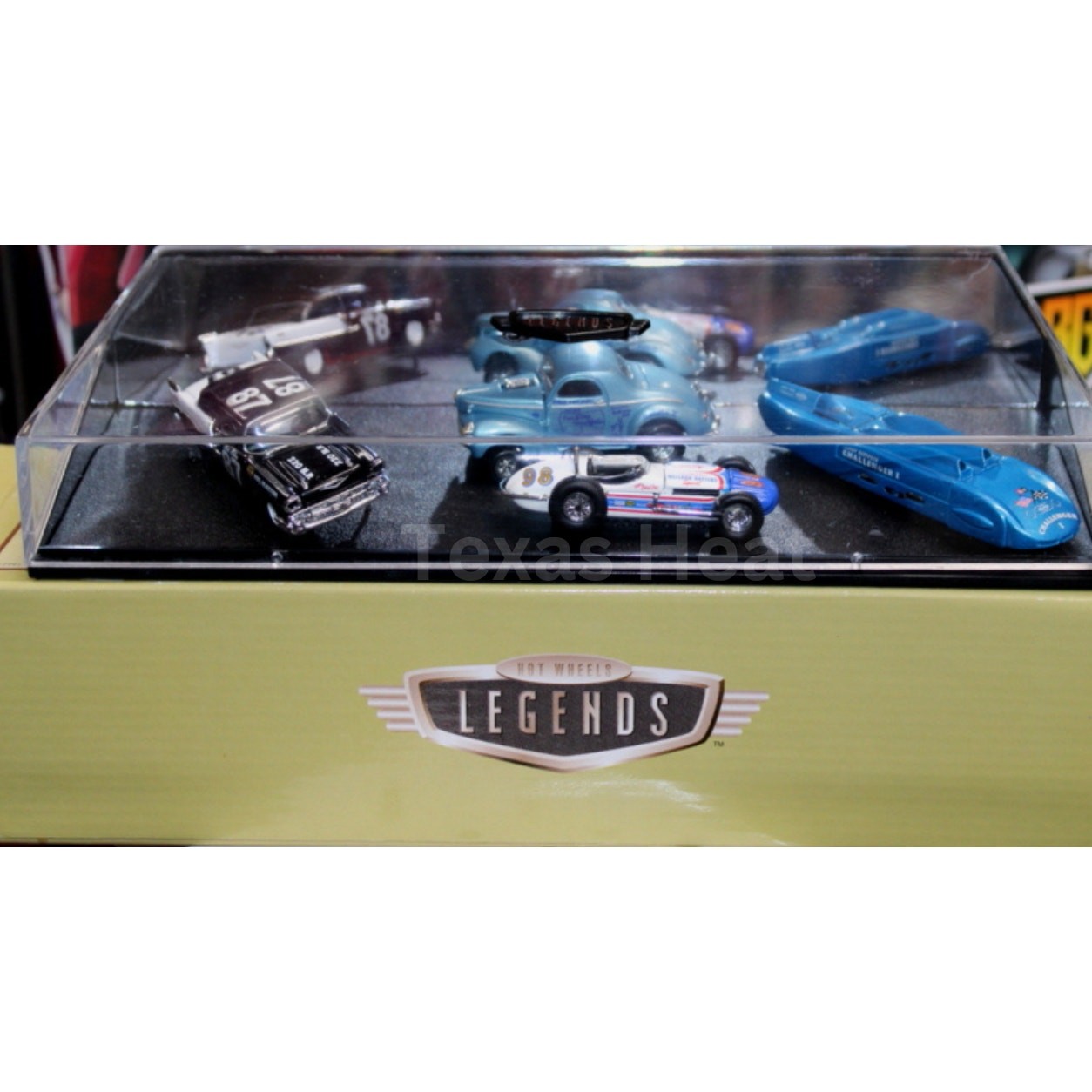 Hot Wheels Legends 1997 Vintage Record Holders 4 Car Set COA Case READ DESCR (T)
