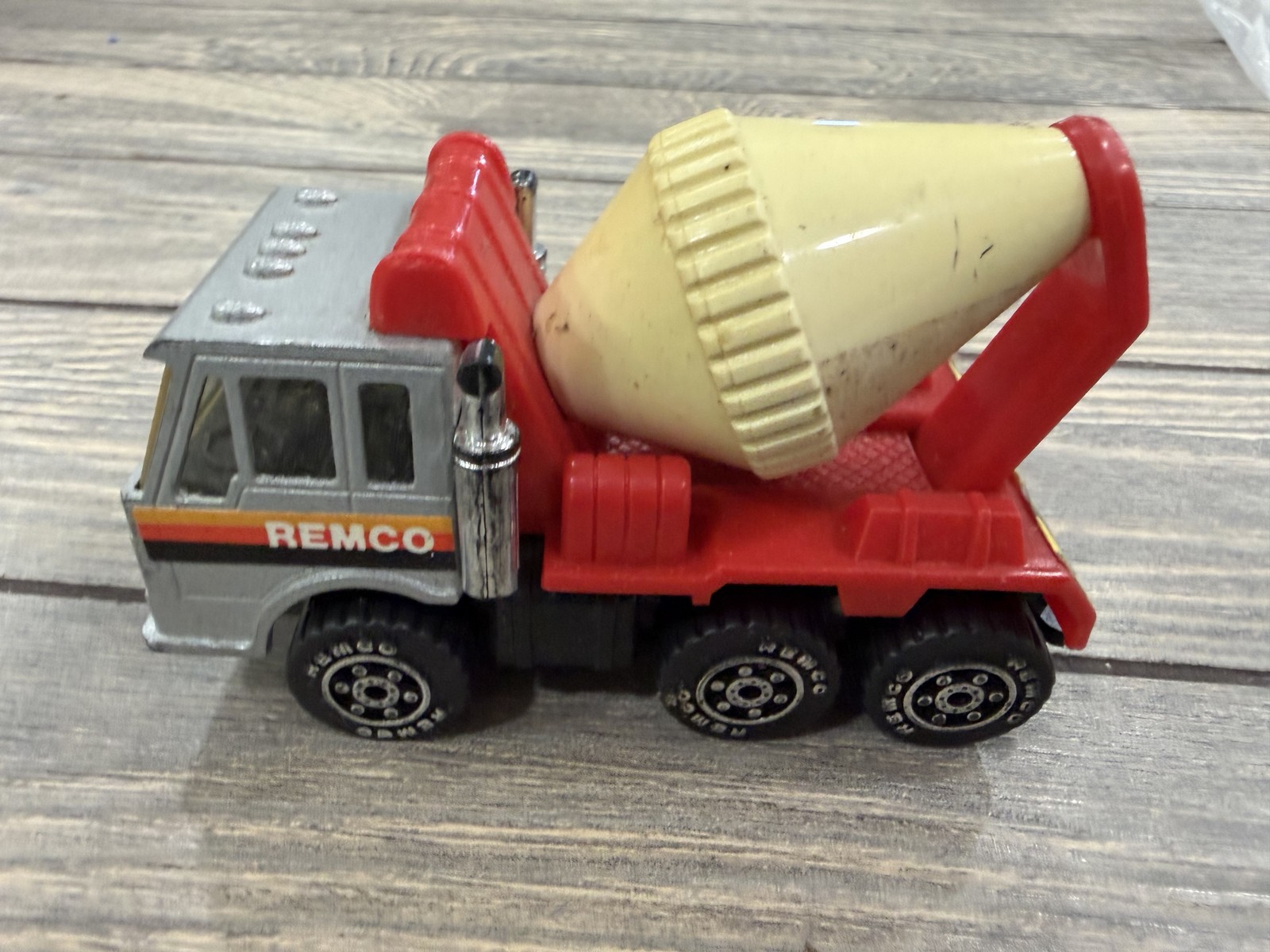 Vintage REMCO Cement Mixer Truck Diecast Toy 1991 Construction Vehicle Made in