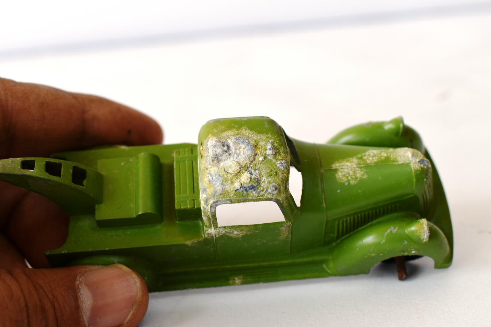 Vintage Toby Toy Breakdown Truck Metal Masters Diecast Truck England Old Gree”F7