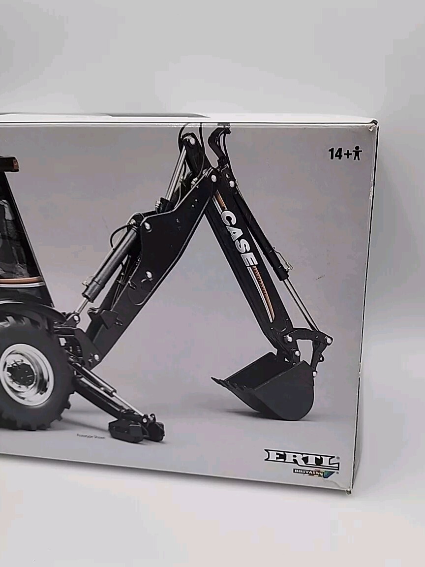 ERTL Case 580 Super M Series 2 Loader Backhoe 50th Anniversary Black 1/16
