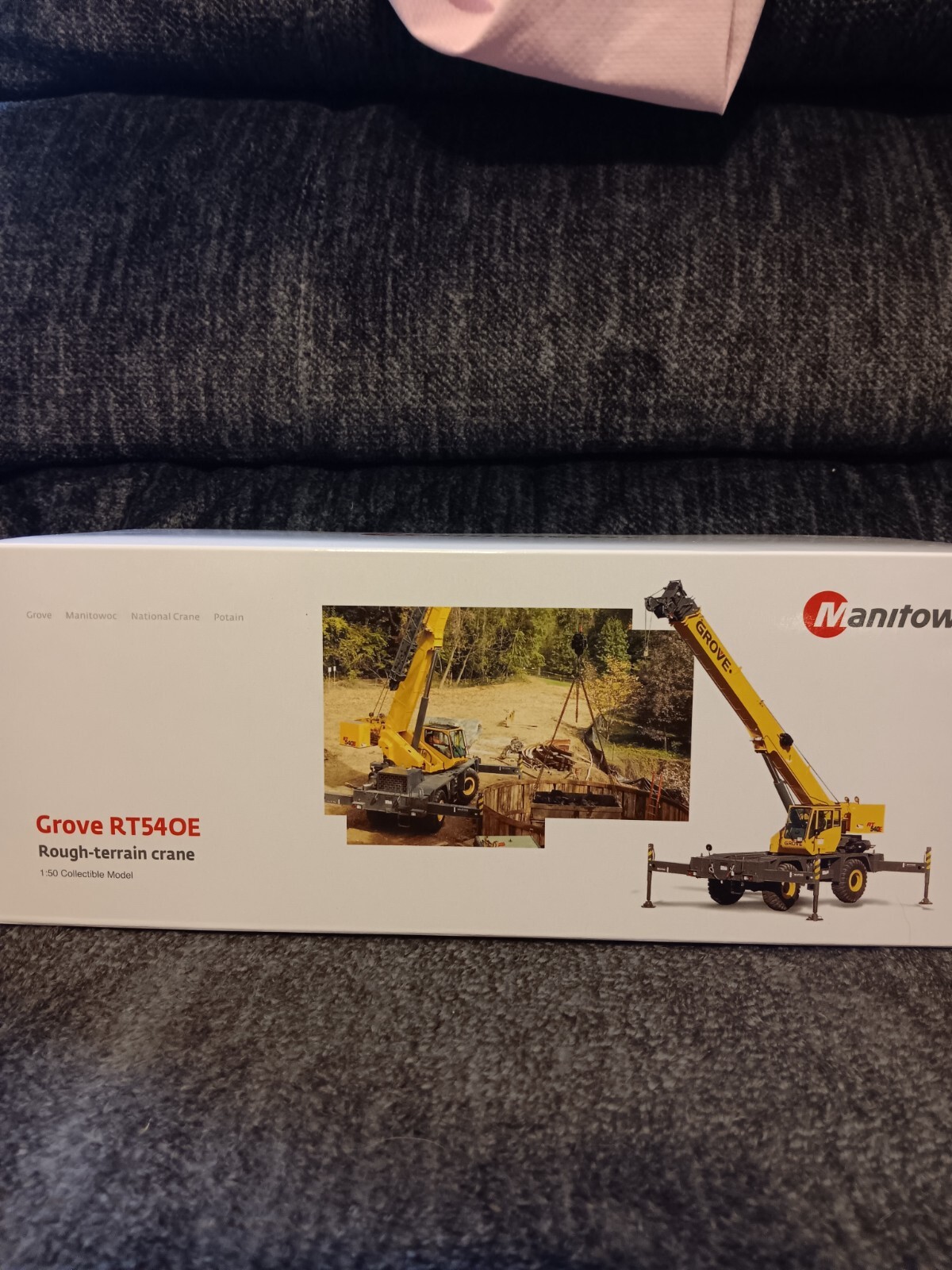 WPPE”Walter Payton Power Equip.”Grove Manitowoc 1/50 Scale Die-Cast Crane,,RARE