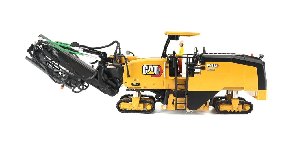 DIECAST MASTERS – Construction Machine with Driver – Modern Hex – CAT PM622 …
