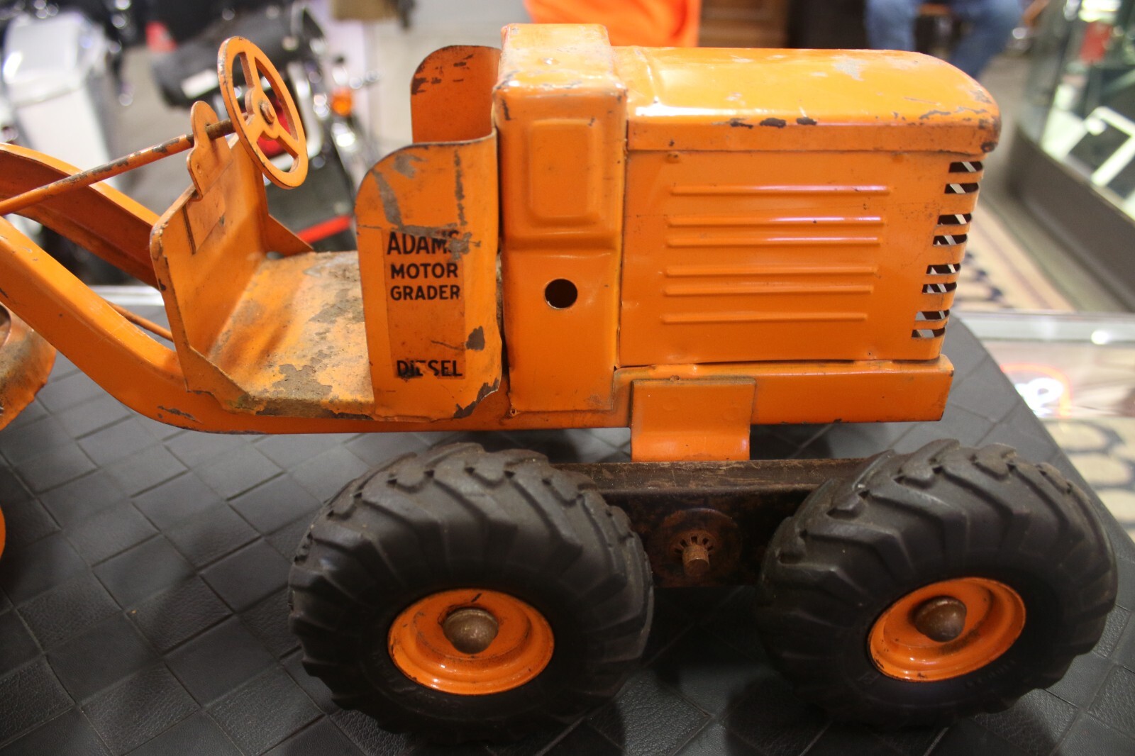 Vintage 1950’s Doepka Adam’s Road Grader Desial Motor Orange