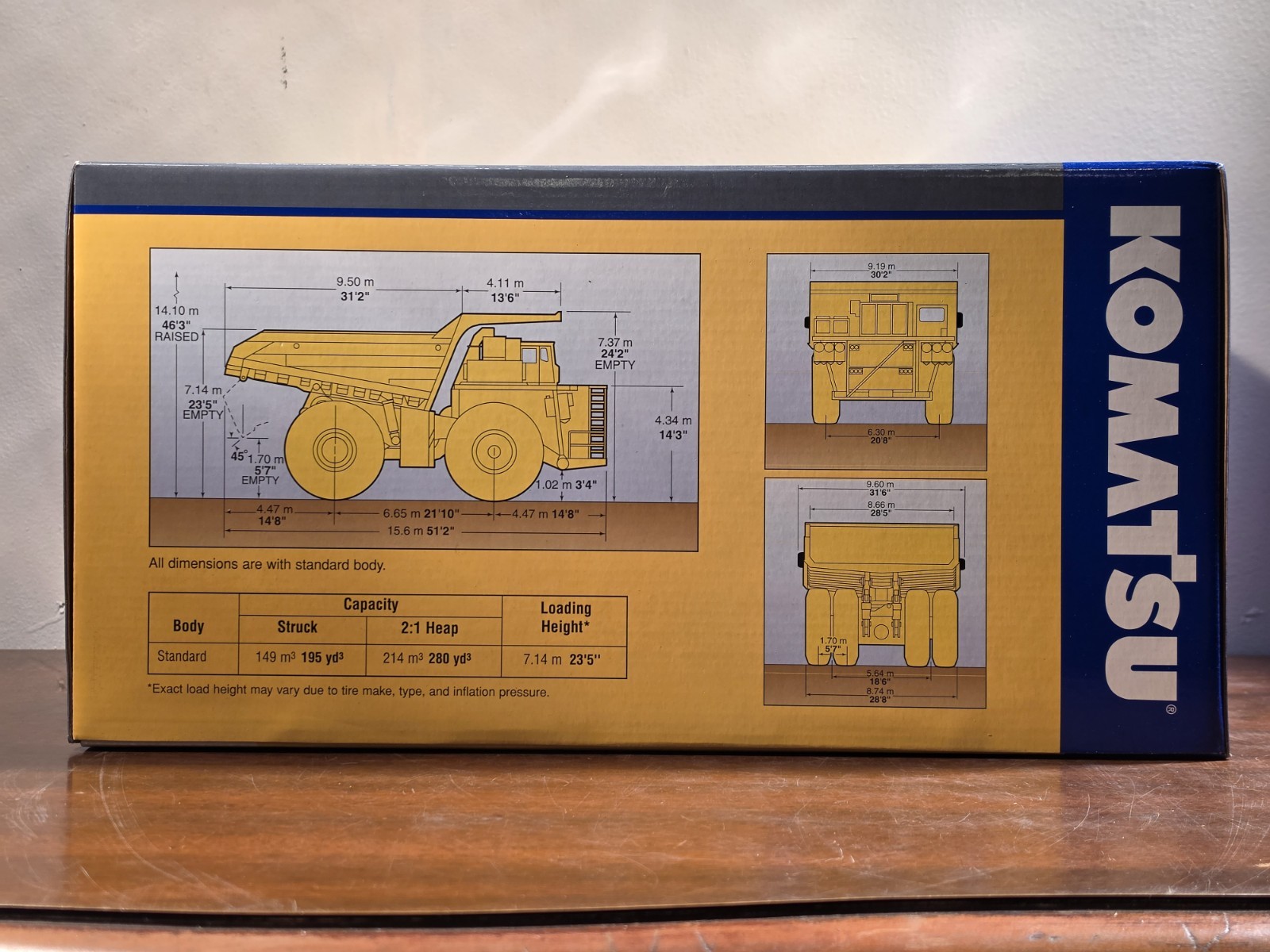 NEW MINT IN BOX! First Gear Komatsu 960E Mining Dump Truck 1:50 Scale Diecast