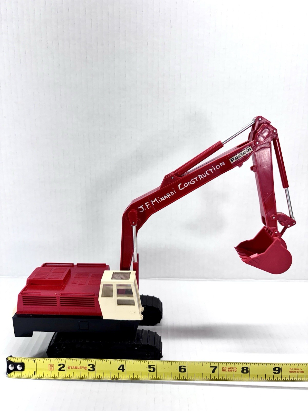 Poclain HC300 Track Excavator 1:50 Scale Bourbon France 1973 Vintage