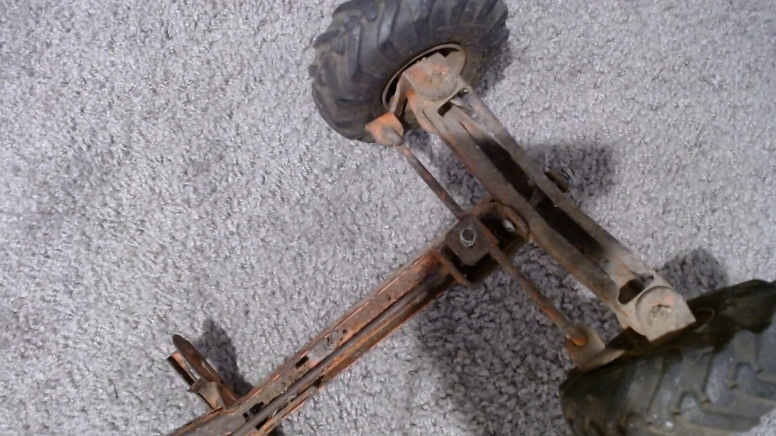 Vintage Dopeke Adams Motor Grader Diesel, Orange no blade
