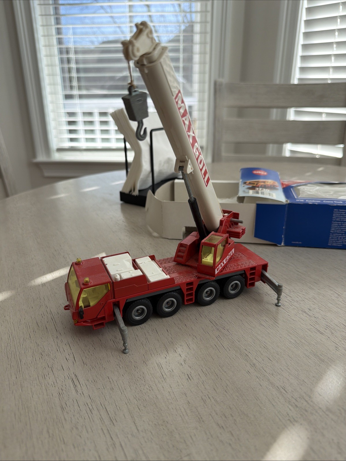 1:50 SIKU 3730-1 Hydraulic Mobile Crane Truck – Max Goll W. Germany