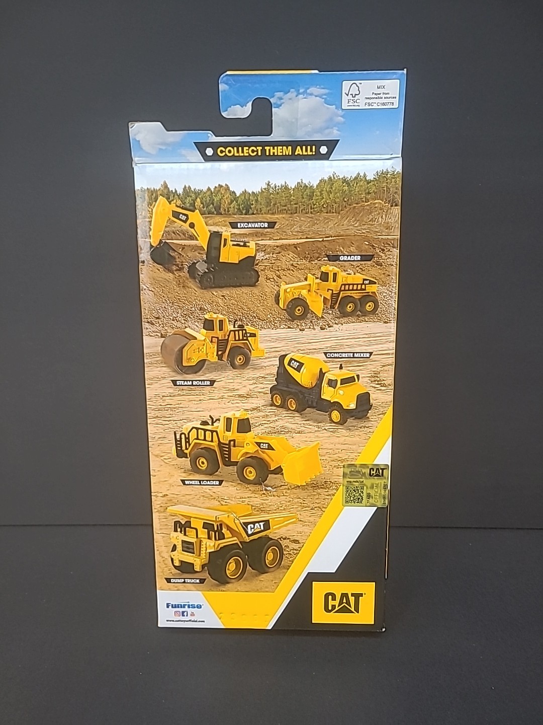 CAT Construction Toys Construction Die Cast Metal 3 Pack Vehicles