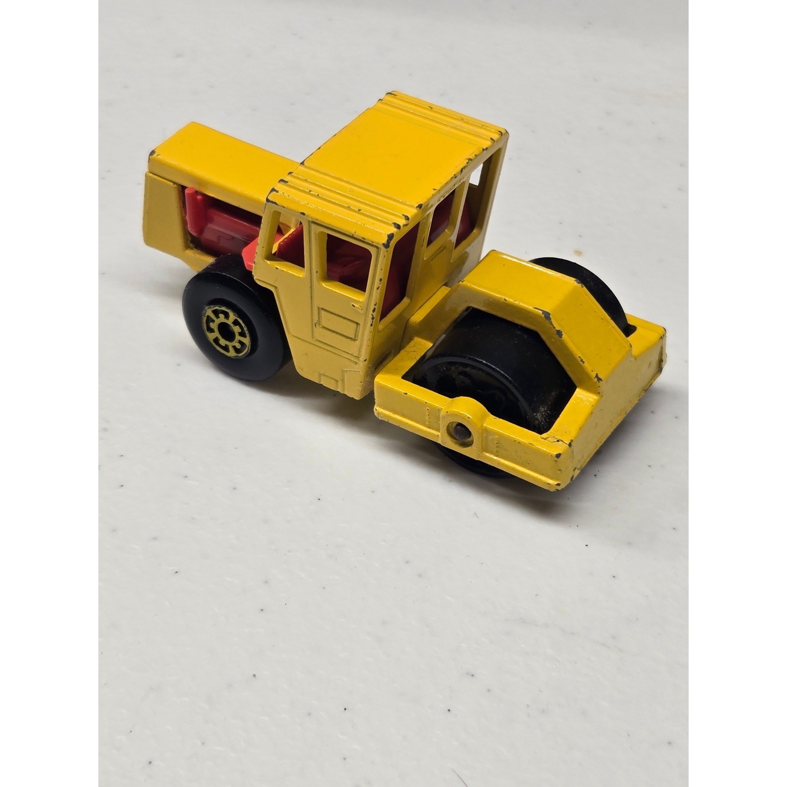 Matchbox Lesney No 72 Bomag Road Roller 1978 Yellow Diecast Made in England
