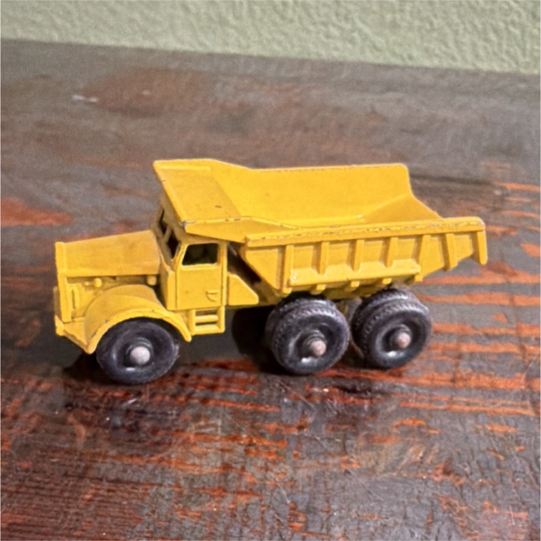 Lesney Euclid Dump Truck Diecast Vehicle Yellow Vintage Toy