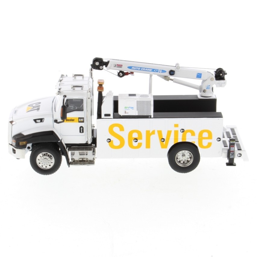 DM 1:50 CAT Kenworth T380 Auto Crane Construction Vehicle Model 85786