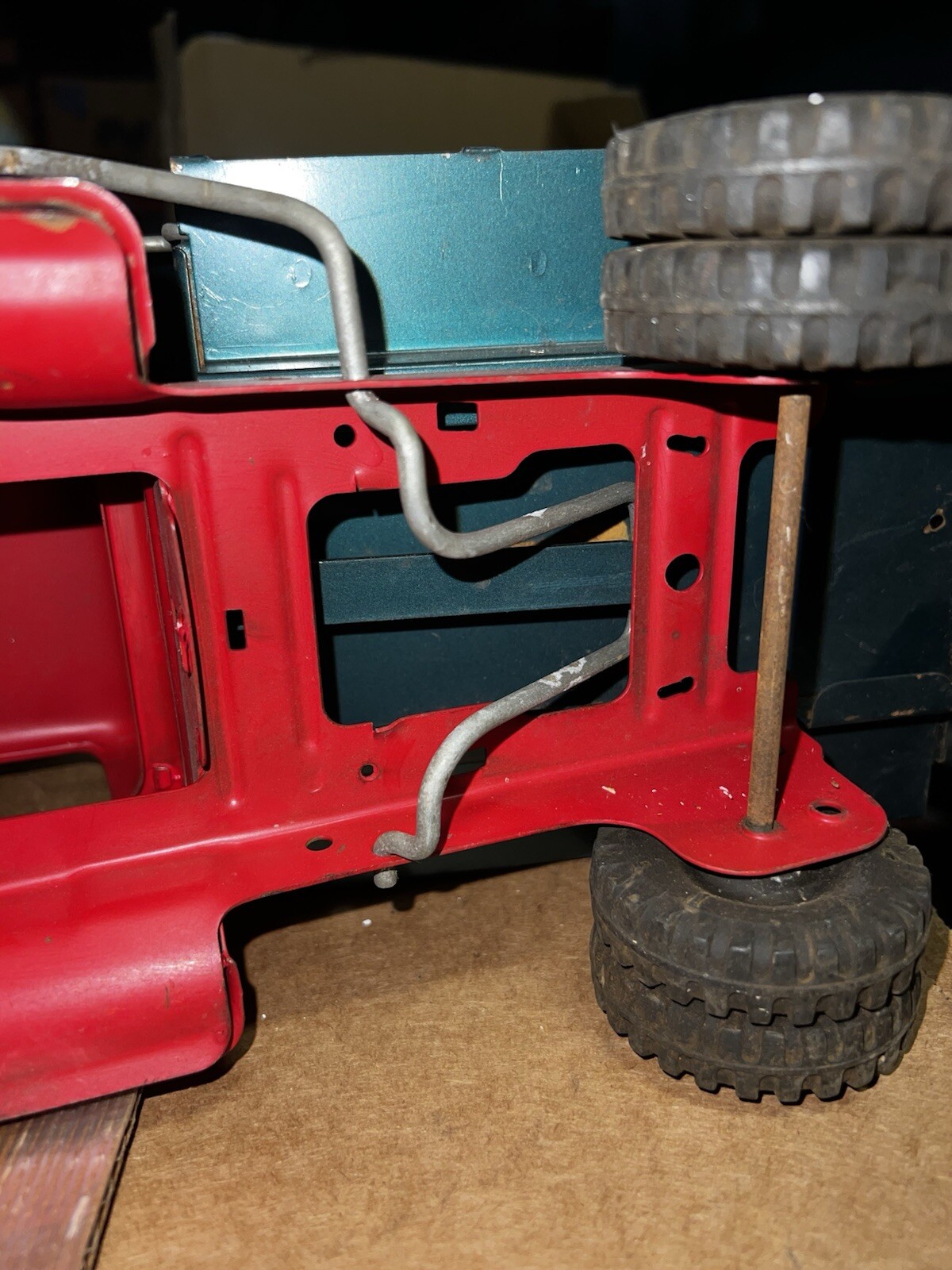 Vintage 1958 Tonka dump Truck # 06 in catalog original condition w play wear