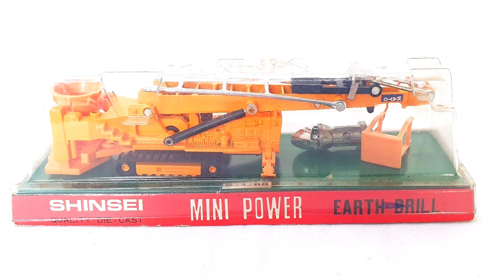Shinsei Mini Power 1:88 Tall KATO EARTH DRILL TRACK Construction Site 4131 MB`76