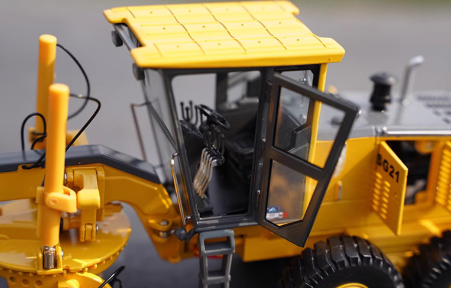 1:35 32CM SHANTUI SG21-3 Motor Grader Construct Equipment Machine Diecast Model