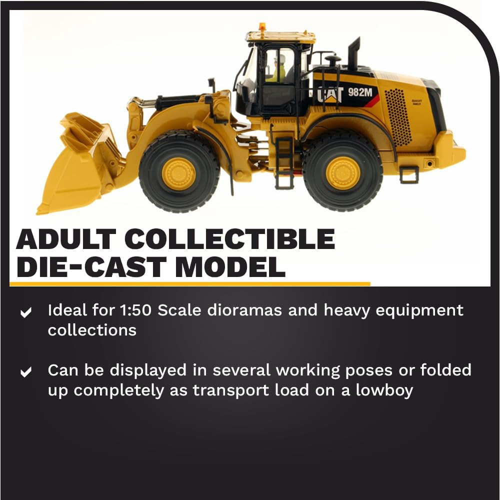 1:50 Caterpillar 982M Wheel Loader | Core Classics Series Cat Trucks & Construct