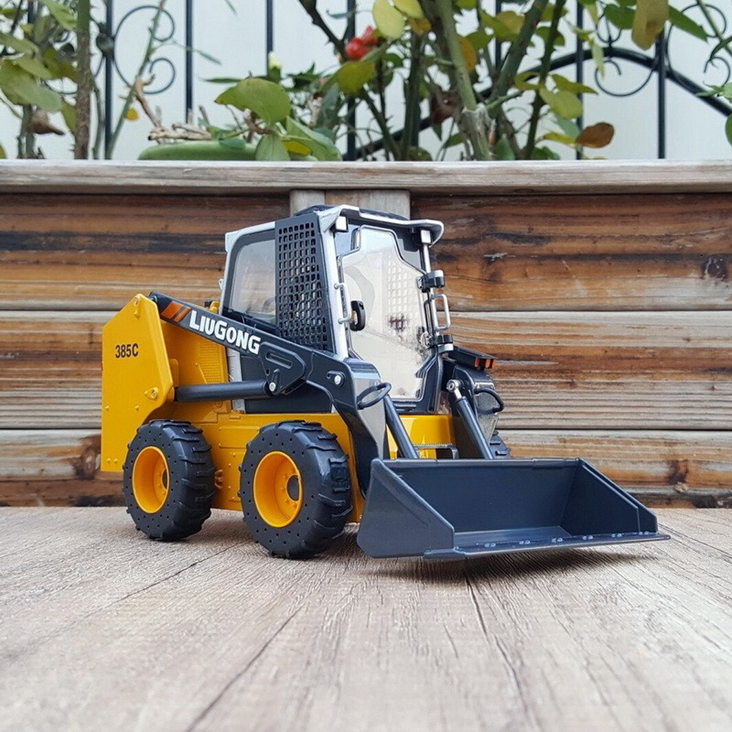 1/18 Scale LIUGONG 385C SKID STEER LOADER Yellow Diecast Model Gift
