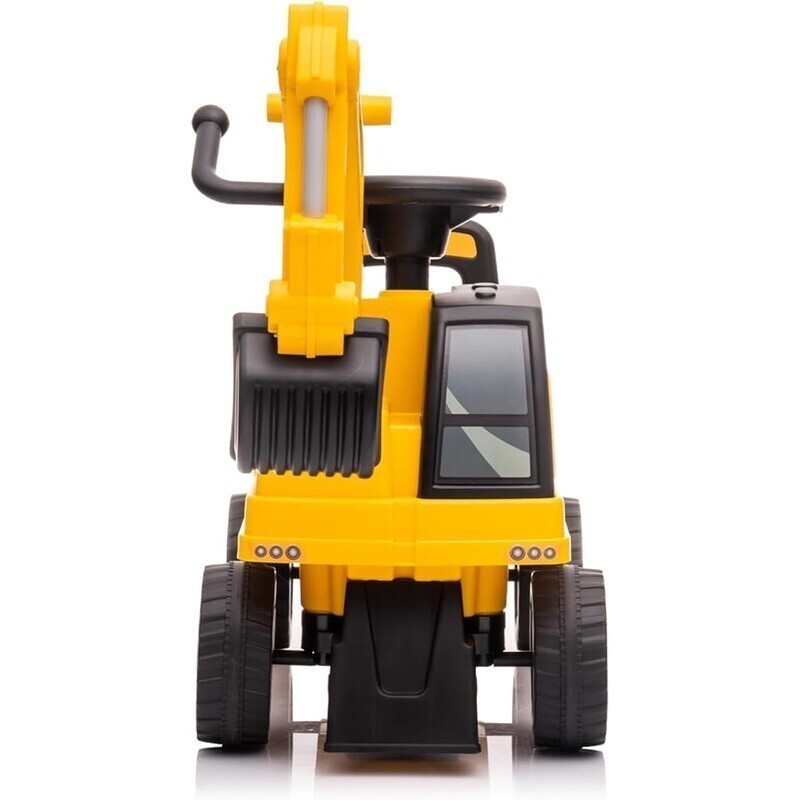 CAT Excavator Push Car Interactive Steering Wheel Backrest Bucket Kids Toy New