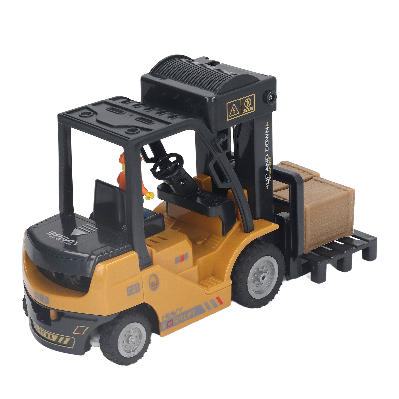 1:24 Remote Control Forklift Full Functional Sound And Light Alloy Forklift