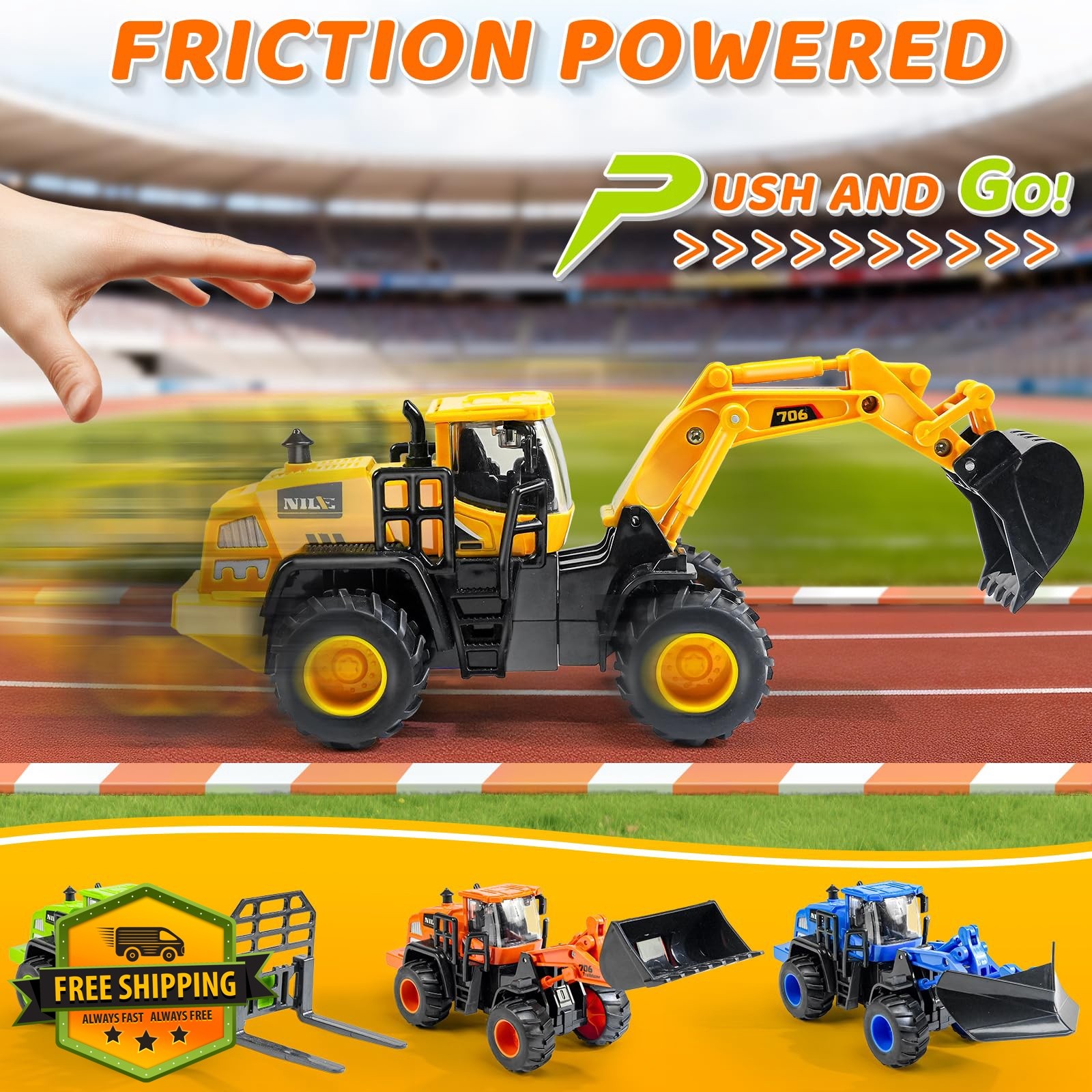 Beestech Construction Truck Toys