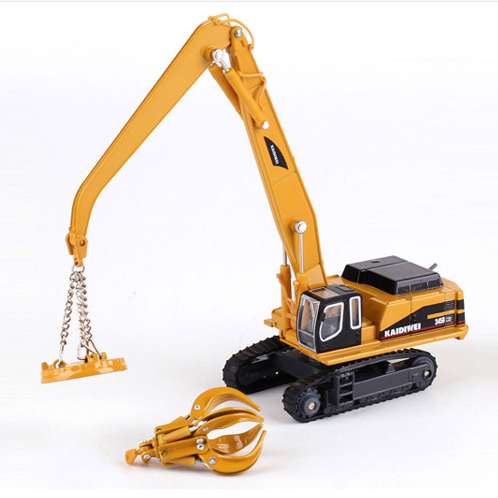 1:87 Material Handler Crane Truck Toy Construction Equipment Diecast Toy Vehicle