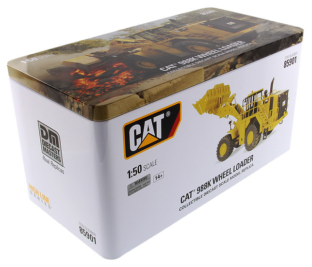 CAT 988K Wheel Loader w/ Operator t1:50 Model – Diecast Masters – 85901