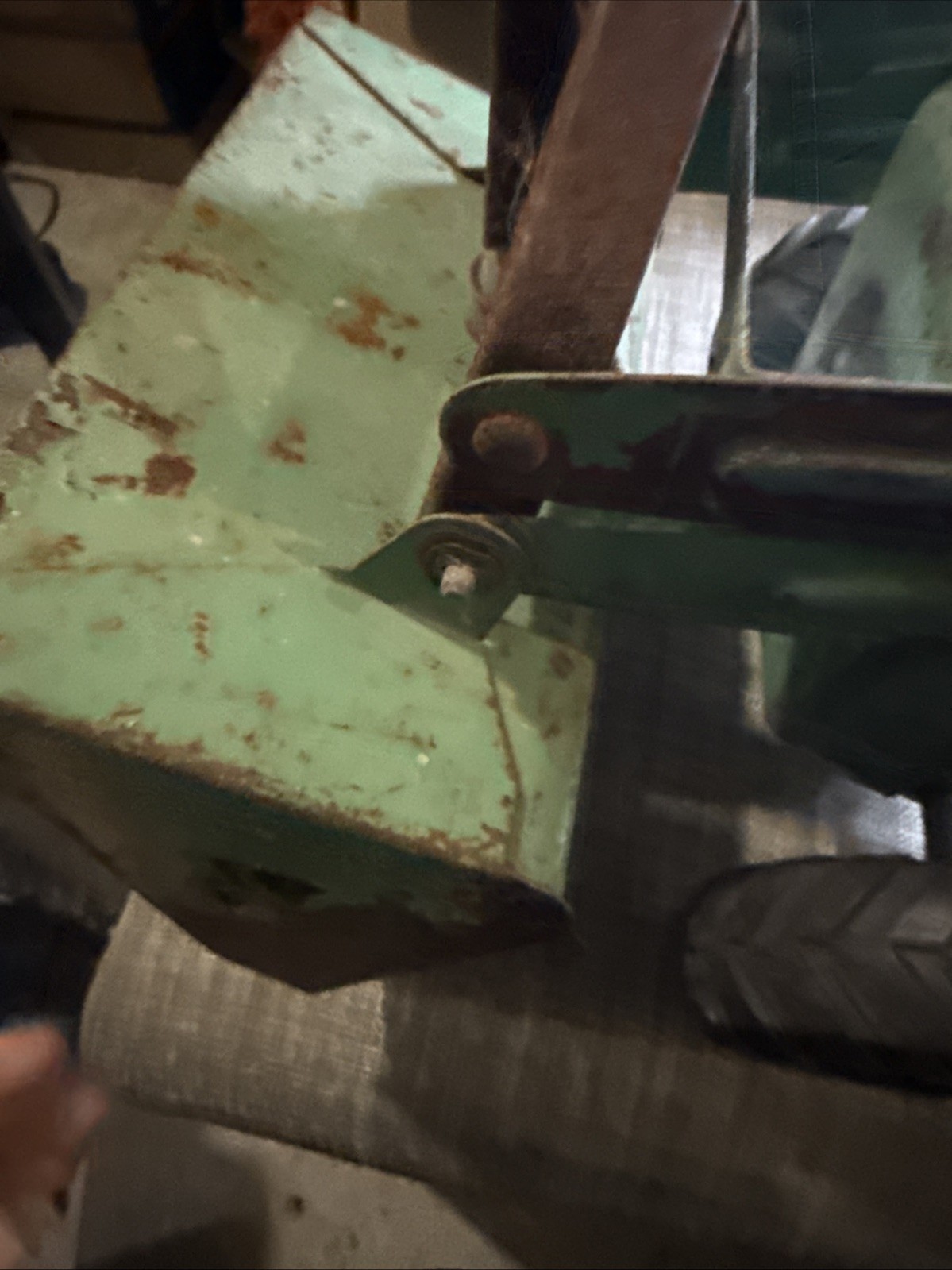 Rare Vtg Nylint Hough H-25 Payloader Green Pressed Steel Construction Toy