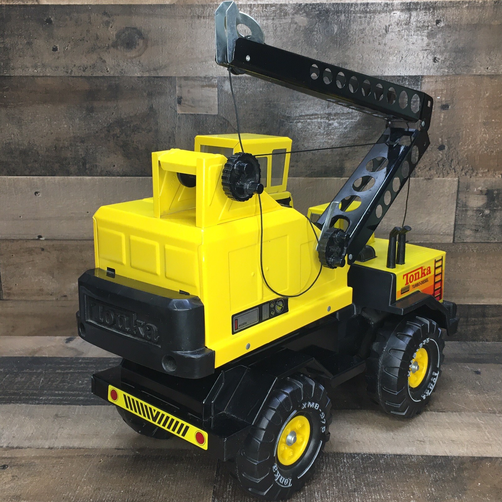 Vintage Tonka Turbo-Diesel Crane 54782 A *Missing Bucket/Scoop* Made In USA*