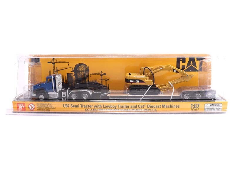 CAT CT660 w/Trailer and Cat 315C L Excavator 1:87 HO Scale Diecast Masters 84415