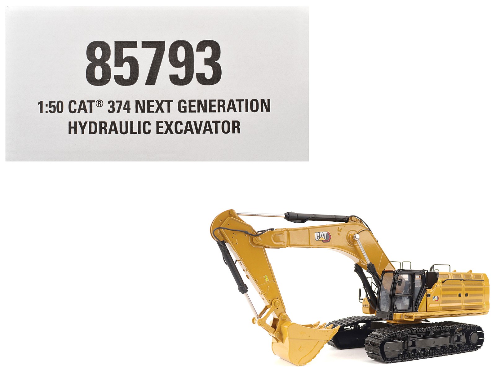CAT Caterpillar 374 Hydraulic Excavator Yellow Series 1/50 High Line