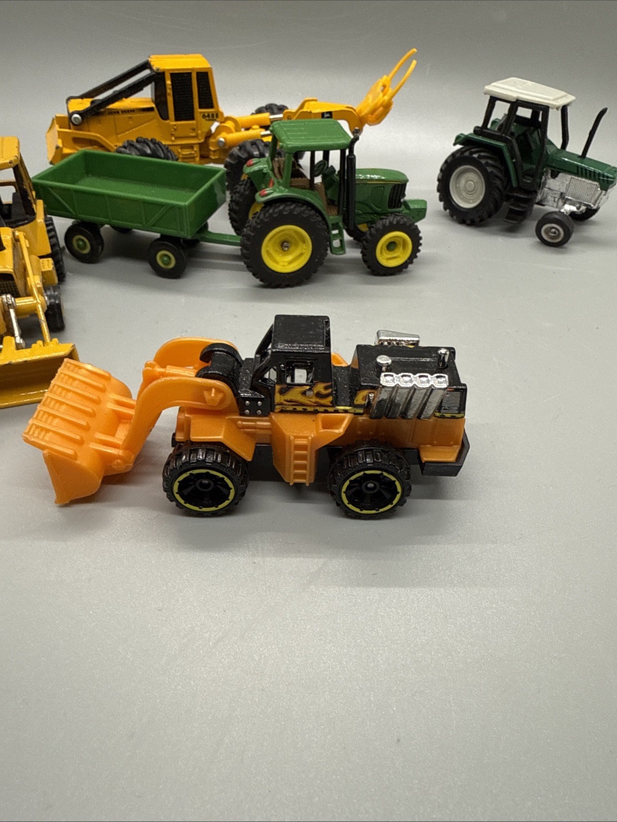 Ertl John Deere 648E Turbo Log Skidder 310 D Loader Tractor Steam Roller
