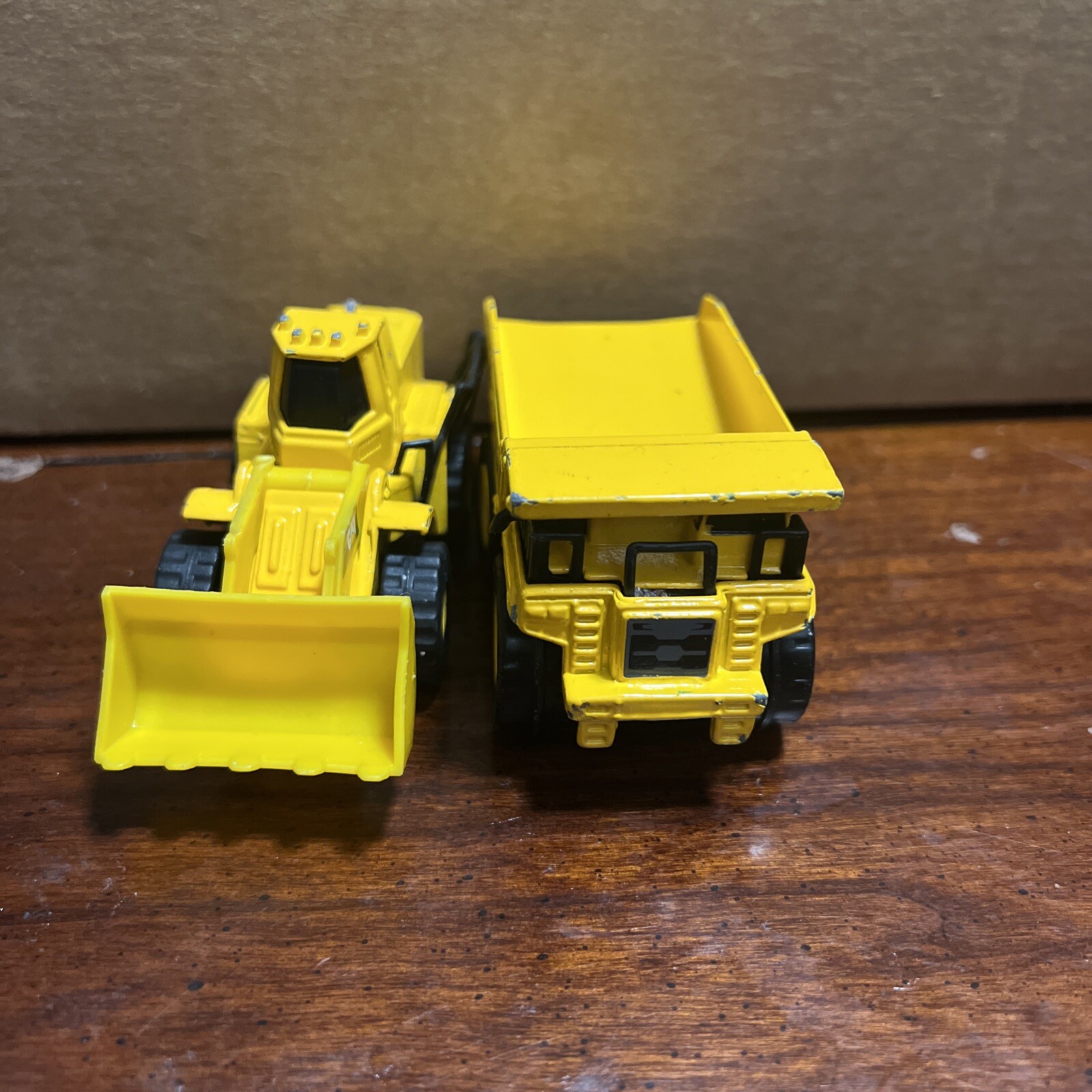 Diecast Funrise Tonka Dump Truck And front and loader Cat