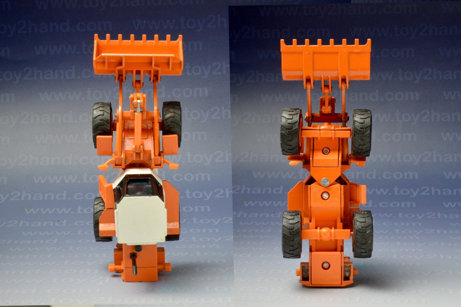 SHINSEI NO.90619-1 HITACHI LX70 SUPER WHEEL LOADER, JAPAN 1990 SCALE 1:40
