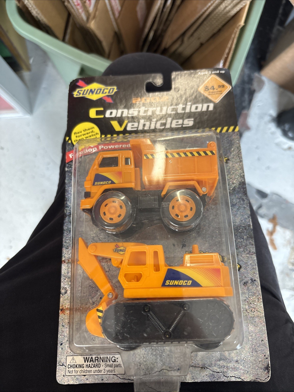NIP 2002 SUNOCO Construction Vehicles Dump Truck And Excavator Toys