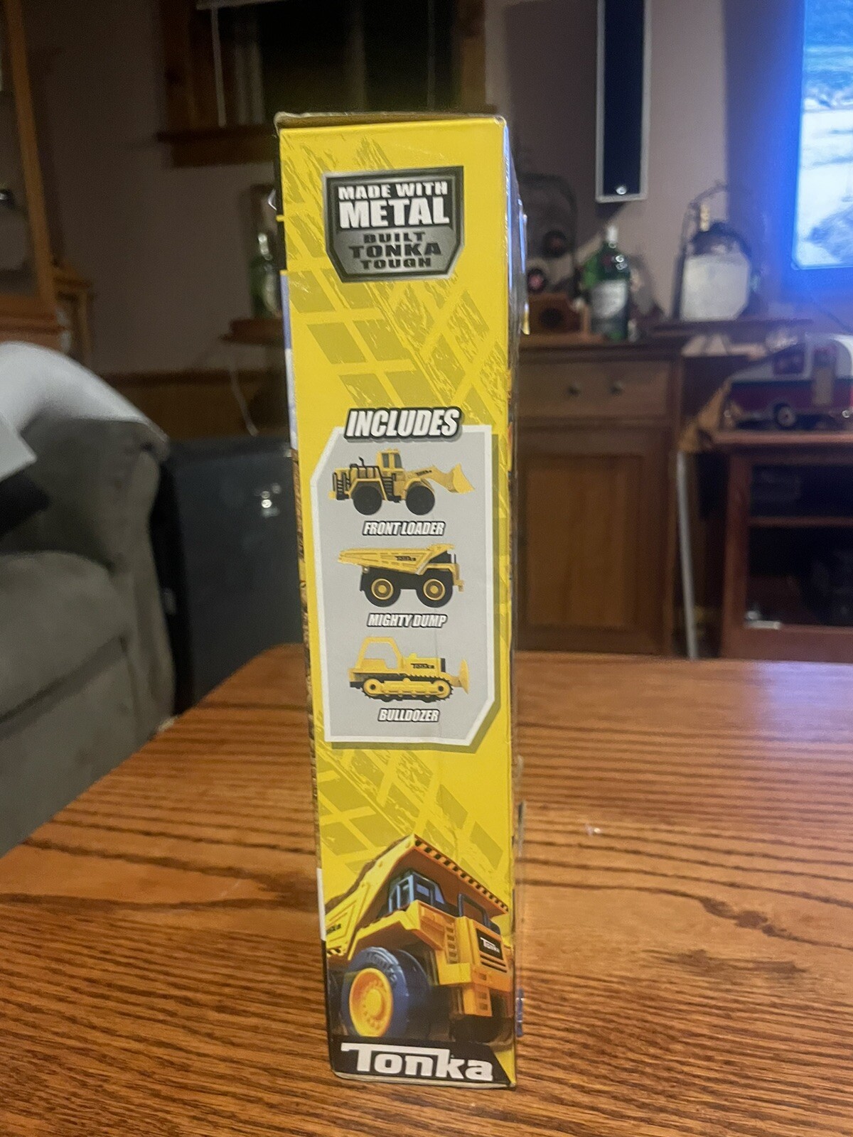 Tonka Metal Movers 3 Pack Dump Truck Front Loader Bulldozer 3+ (C9)