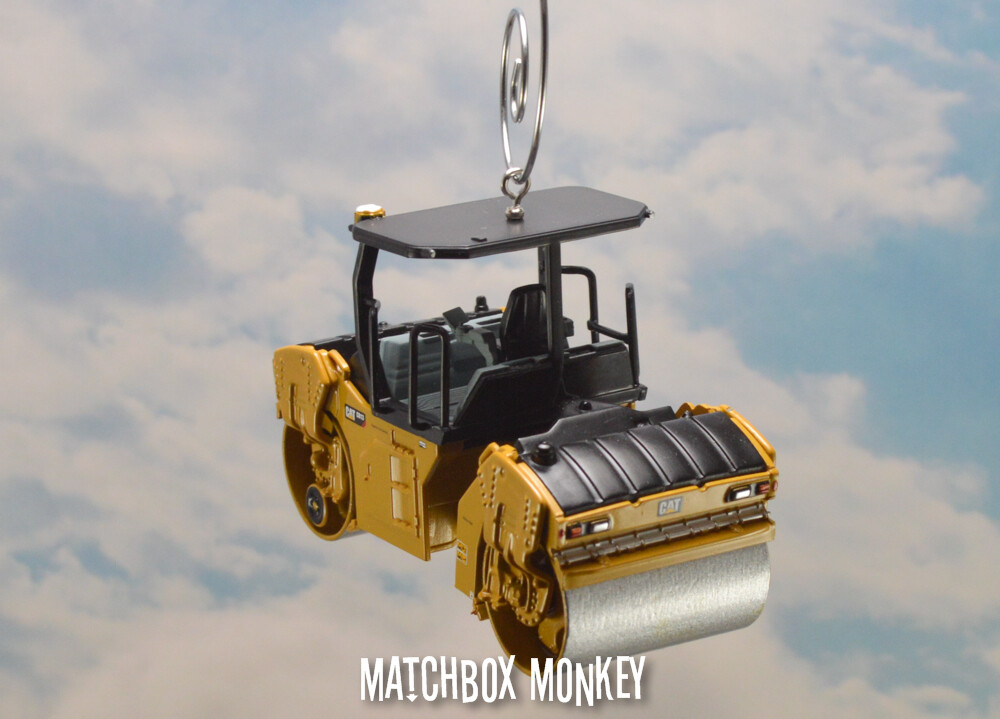 Custom Caterpillar CAT CB13 Vibratory Roller w/ ROPS Christmas Ornament CB-13
