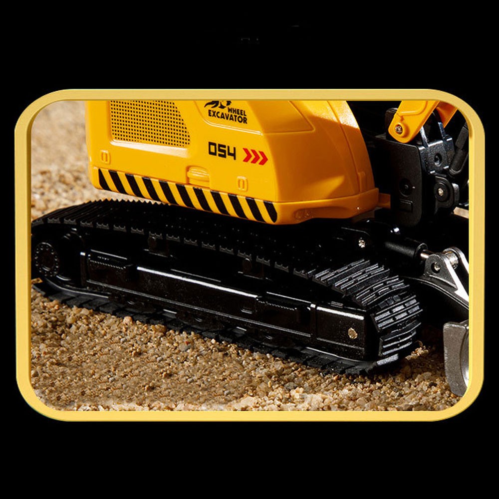 6.7″ Crawler Excavator Toy Construction Equipment Diecast Toy Vehicle Black