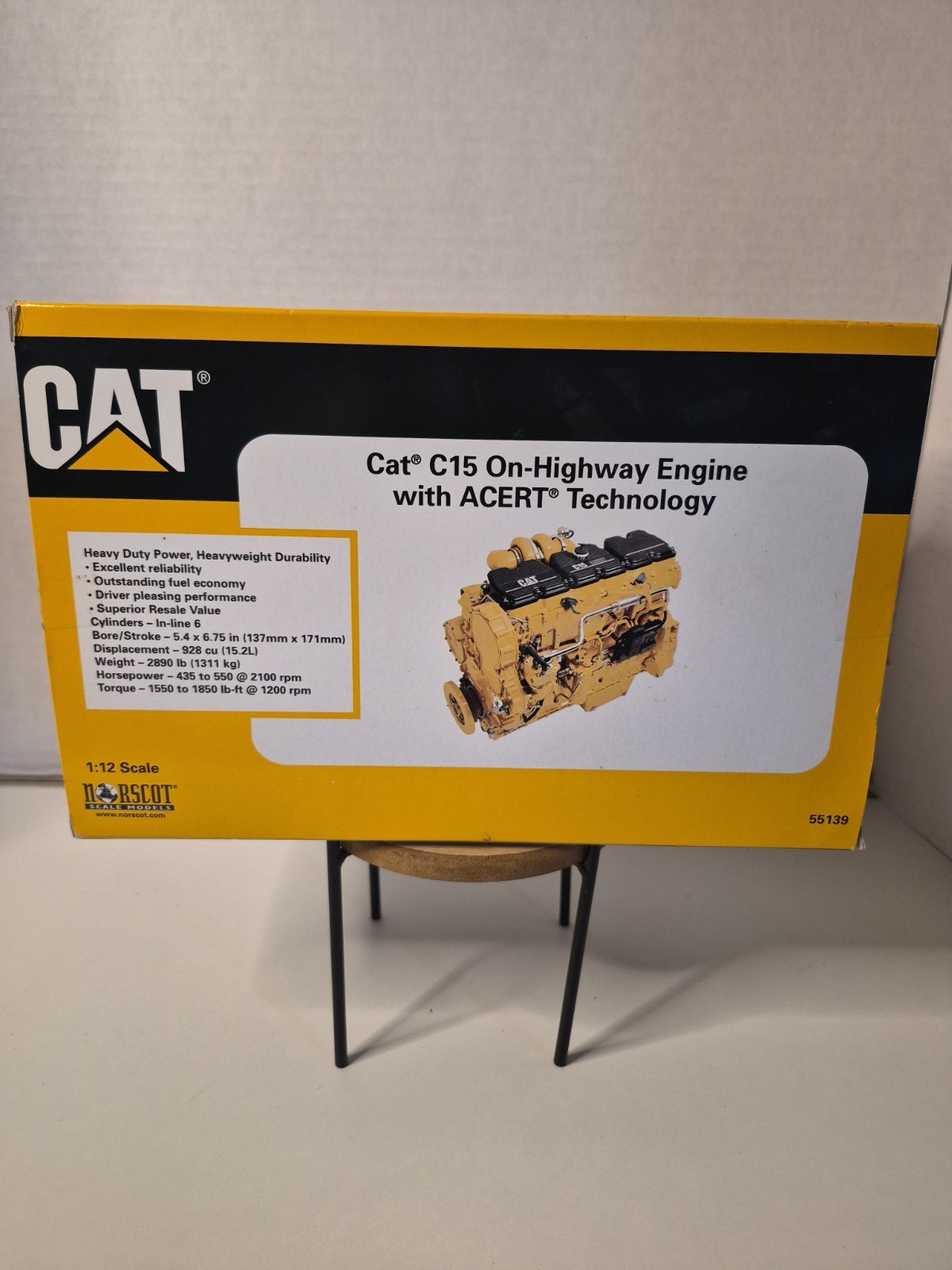 Norscot 1:12 Model 55139: CAT C15 On Highway Engine w/ ACERT Technology, MISB
