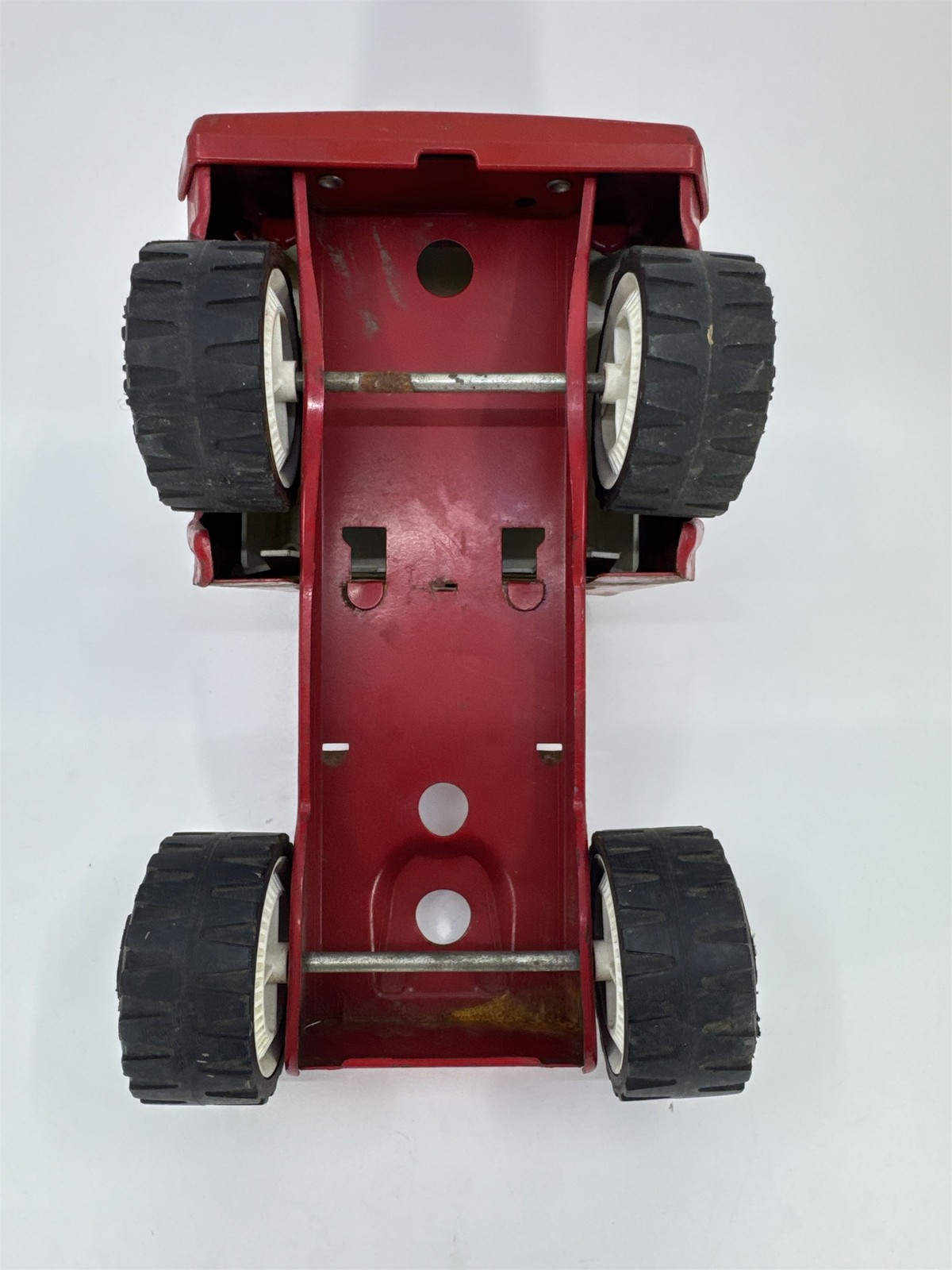 Vintage Red Steel Tonka Super Tanker Cab/Semi Truck Toy