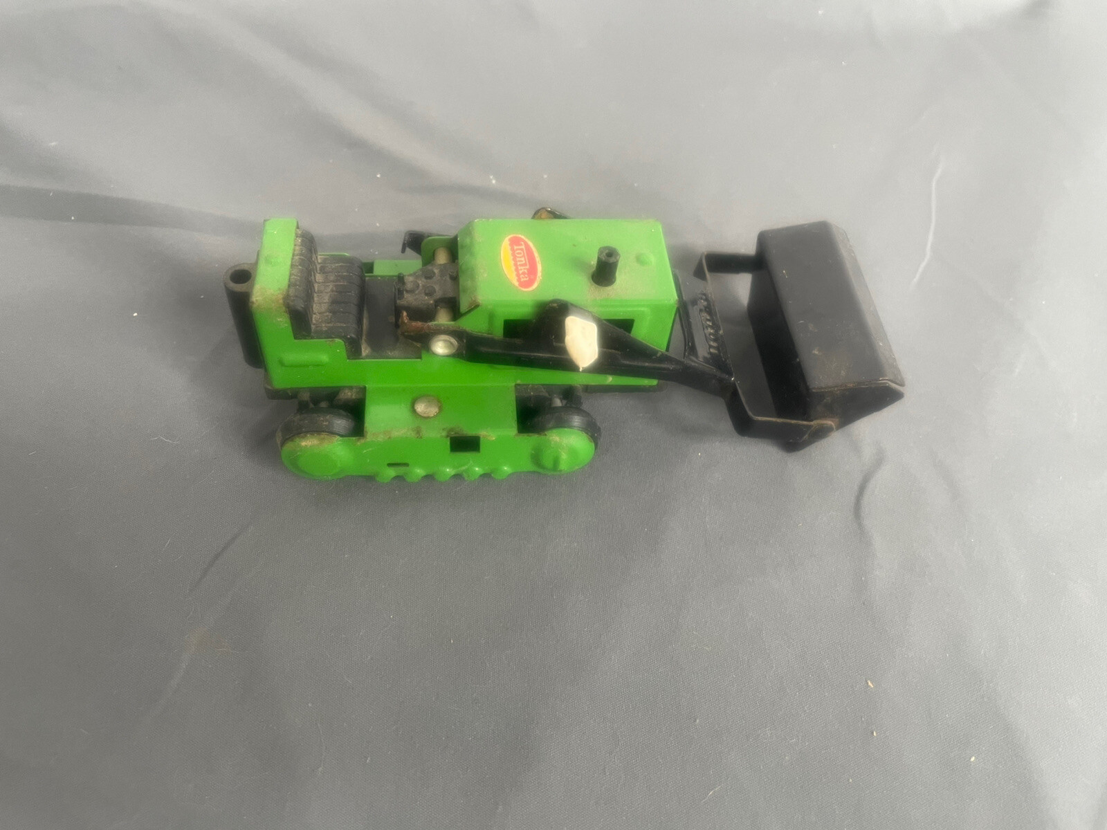 Vintage Tiny Tonka Green Payloader Dozer Bulldozer