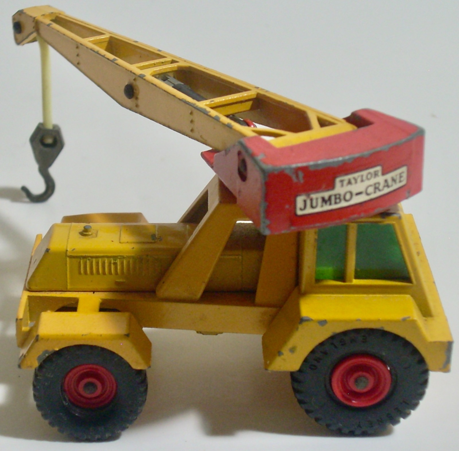 VINTAGE LESNEY MATCHBOX KING SIZE #K-14 TAYLOR JUMBO CRANE MADE IN ENGLAND 1963