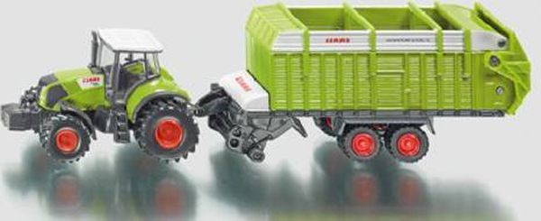NEW FARMER SIKU 1846 Claas 850 Tractor with Quantum Trailer 1:87 Die-cast Model