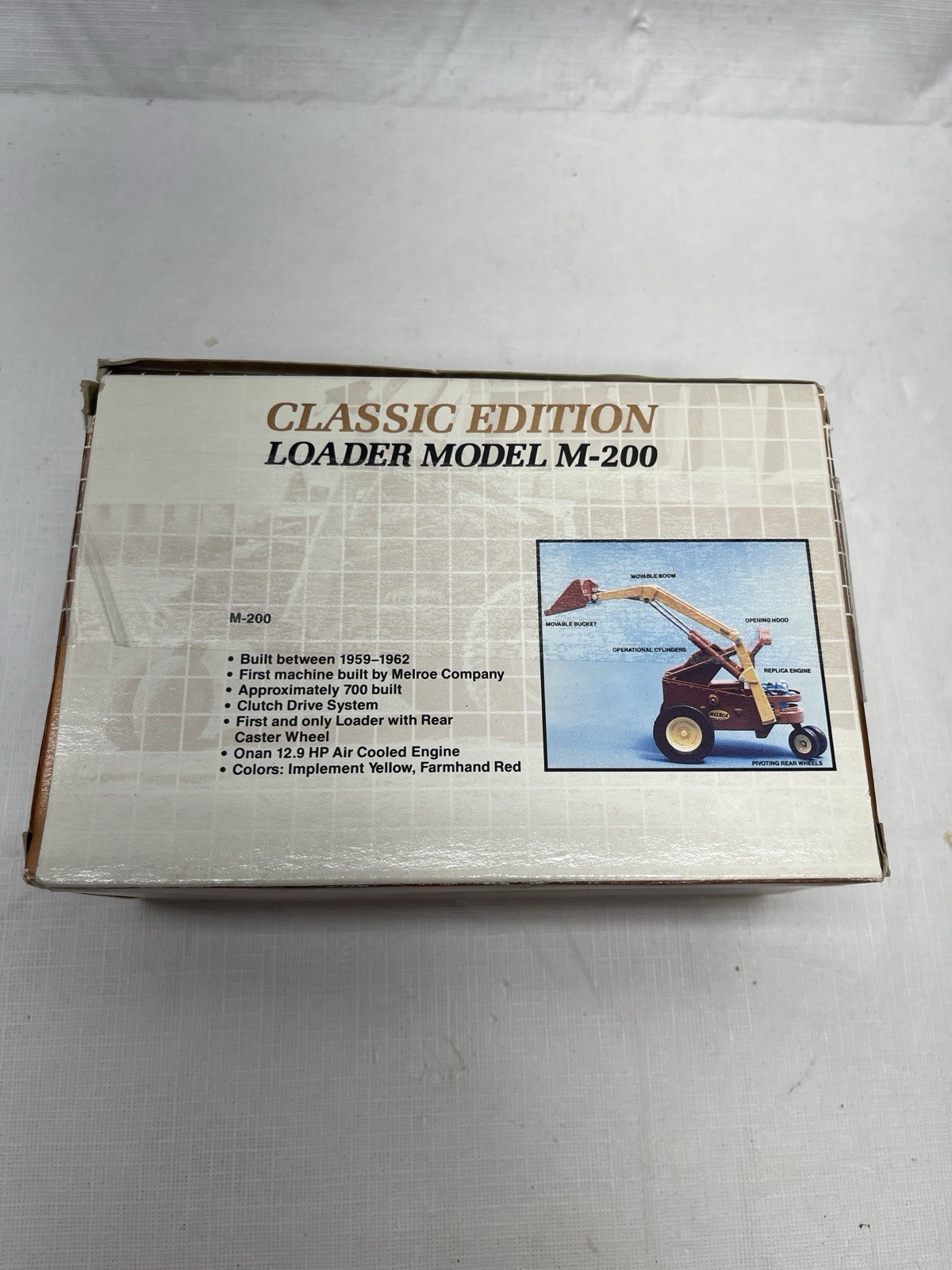 Melroe Bobcat M-200 Loader – Clover 1:25 Scale Diecast Model #6722771